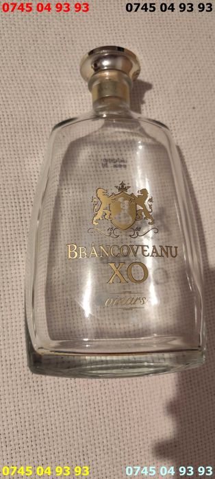 sticla sticle goale de cognac BRANCOVEANU X.O. pret pe bucata