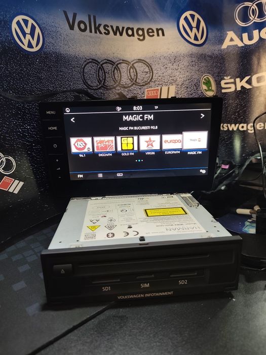 Navigație MIB2.5 Volkswagen 9.2" Passat B8, Tiguan, Golf 7, Arteon – 3