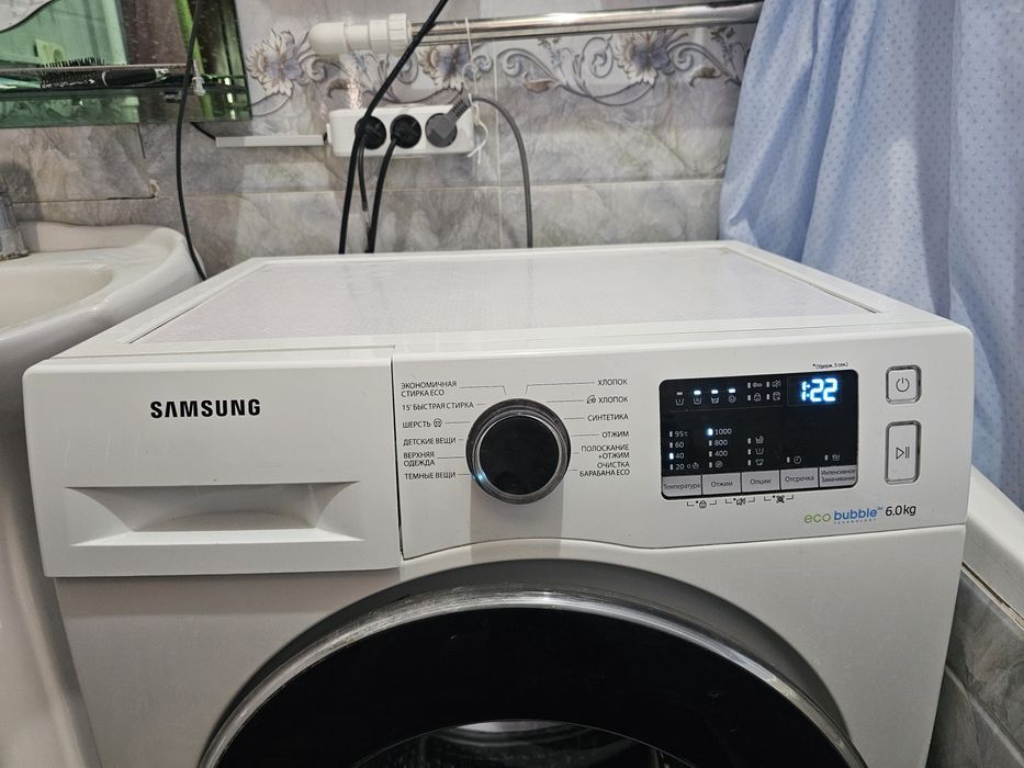 Кир ювиш машинаси SAMSUNG ( автомат ) 6kg сотилади . Кўриниши янгидай
