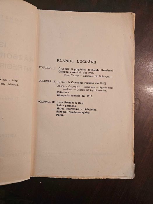 Constantin Kirițescu – Istoria Războiului pentru Întregirea României 1916–1919, ediția II, 3 volume complete, rară