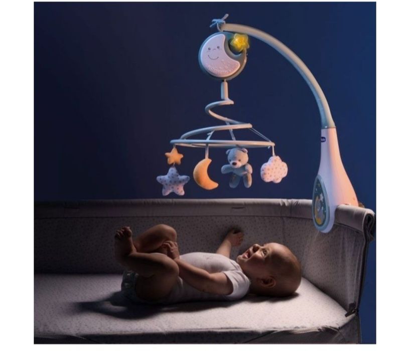 Музикална въртележка за кошара Chicco Next 2 dreams, розова