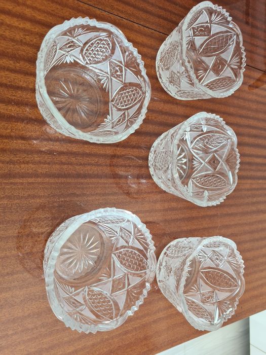 Вазы/салатницы хрусталь советский