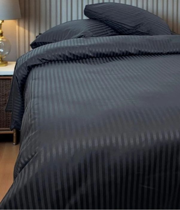 Луксозен спален комплект от памучен сатен – НОВ