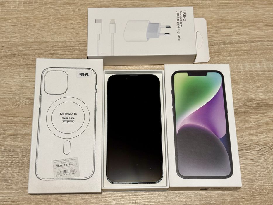 iPhone 14 128GB Blue Impecabil Ca Nou + Cutie + Accesorii