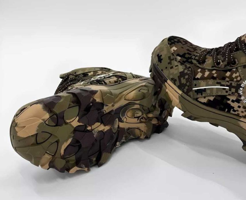 Ботинки камуфляж зимние