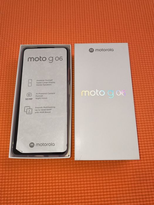 MOTOROLA  moto g 06 оранжев с гаранция