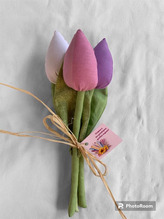 Лалета от плат / текстилни цветя