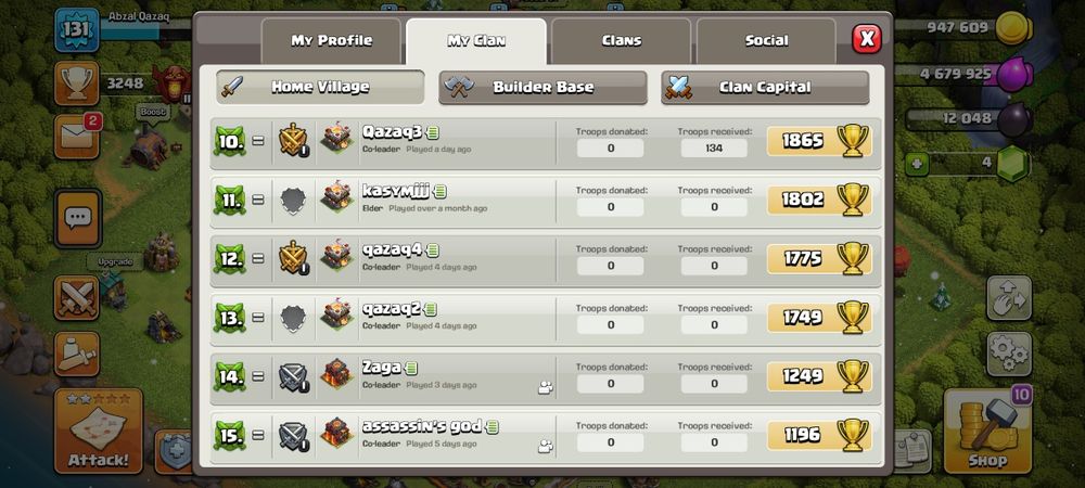 Clash accounts сатамын бағасы 60мың
