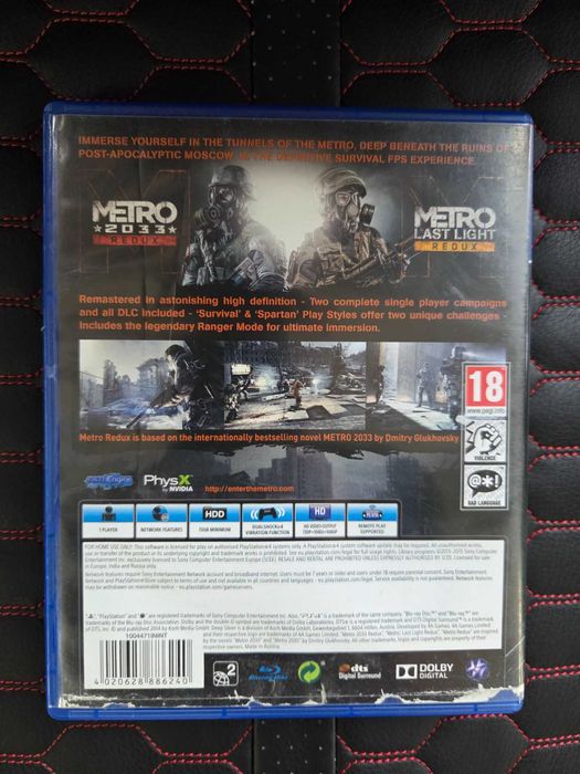 Играта Metro Redux (PS4)