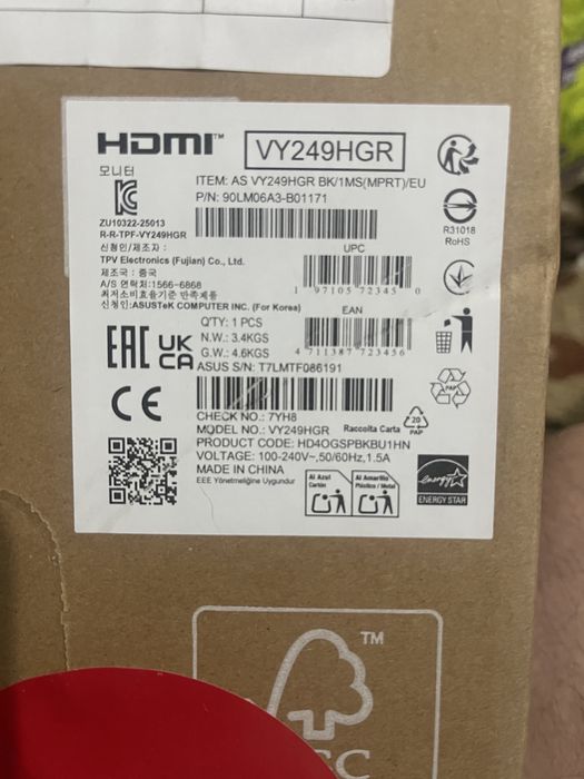 Monitor asus nou