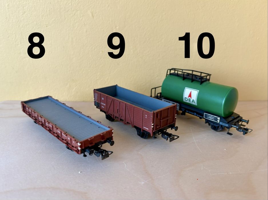 Товарни вагони PIKO, Schicht, Fleischmann, Roco врак, влакче, локомотив
