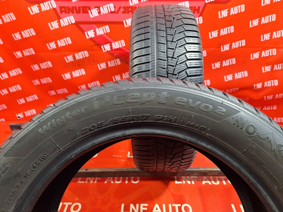 Anvelope de IARNA - 205/55/17 - HANKOOK - 6 MM - DOT 2019 !