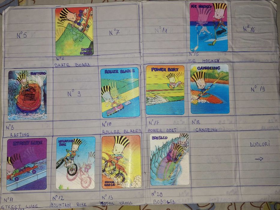 Colectie Chipicao, Star Foods, actibilde si cartonase diverse