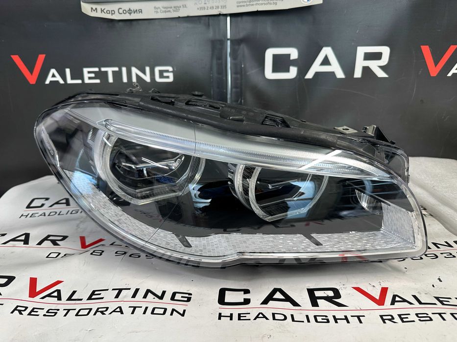 Фар фарове десен BMW 5 F10 F11 LCI Facelift far farove БМВ 5 Ф10 Ф11