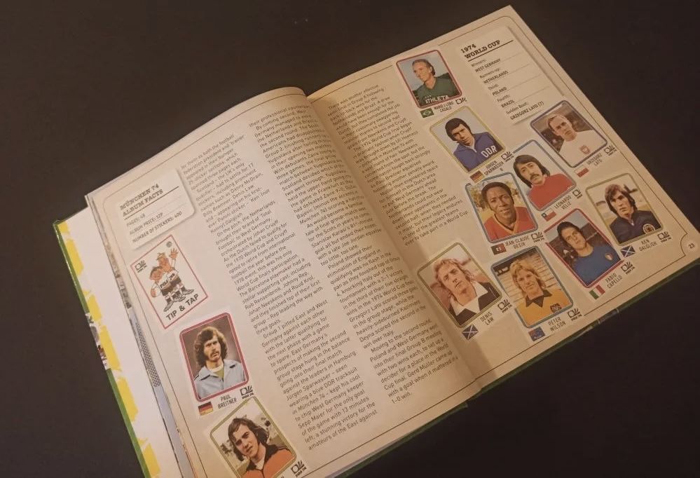 Panini Hardcover Football Stickers, The Official Celebration