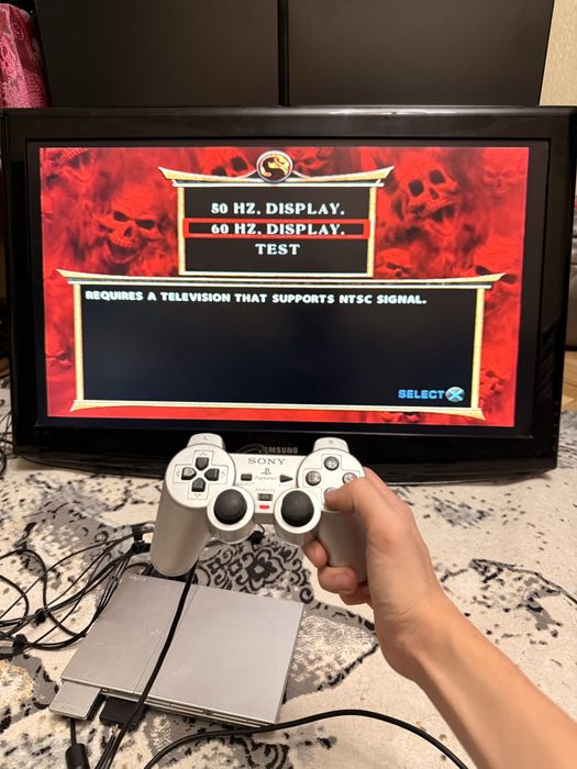 Sony Playstation 2 Slim / PS2 Slim серебристый