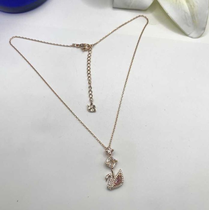 Lănțișor Swarovski Swan / Lebădă - nou, în cutie