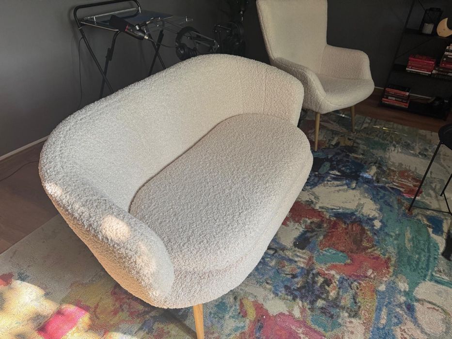 Canapea bucle-teddy bear