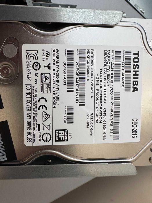 Компютър - HP i3-4170 / GPU вградена / RAM 4GB / HDD 500GB / Windows 10 /№4