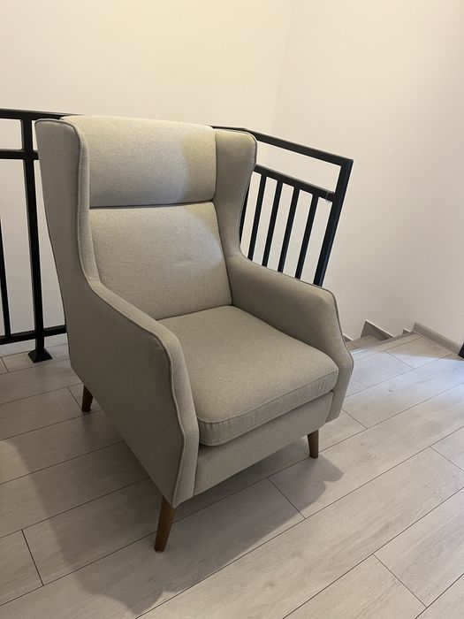 Fotoliu confortabil, stil scandinav – stare excelentă