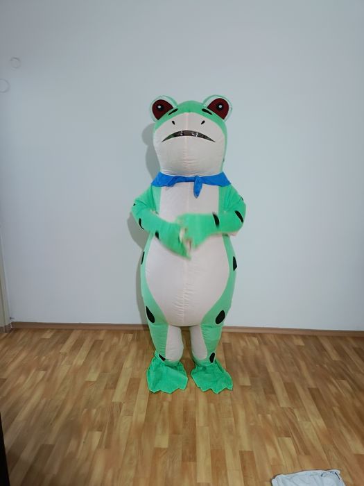 Надувной костюм лягушка