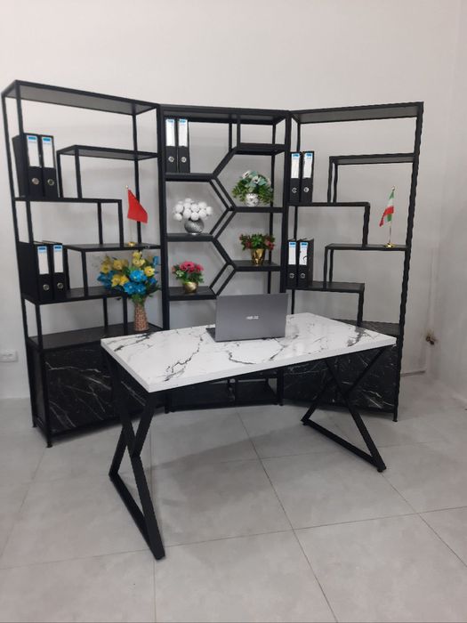 Стол Стеллаж Цветочница Стул Журнальный столик барчаси Лофт услубида