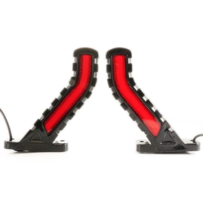 1 бр. ЛЕД LED неон габарити рогчета   червено/ бяло/ жълто , 24V