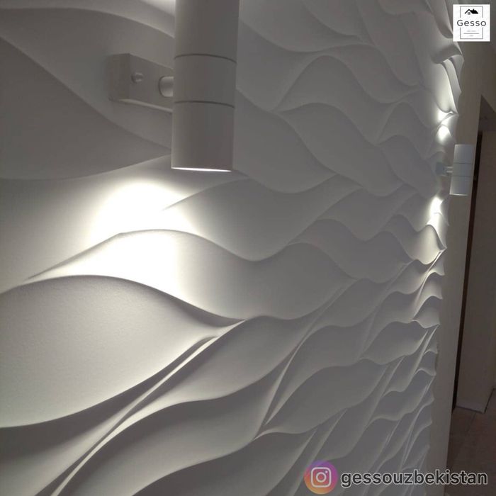 3д панель Нежность | 3d panel | 3панели | декор | decor | обои | гипс