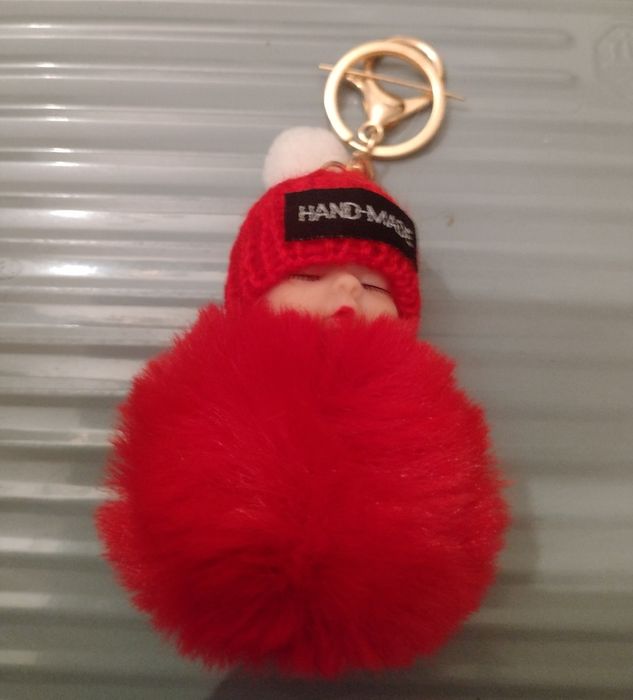 Моден ключодържател Червено бебе нов