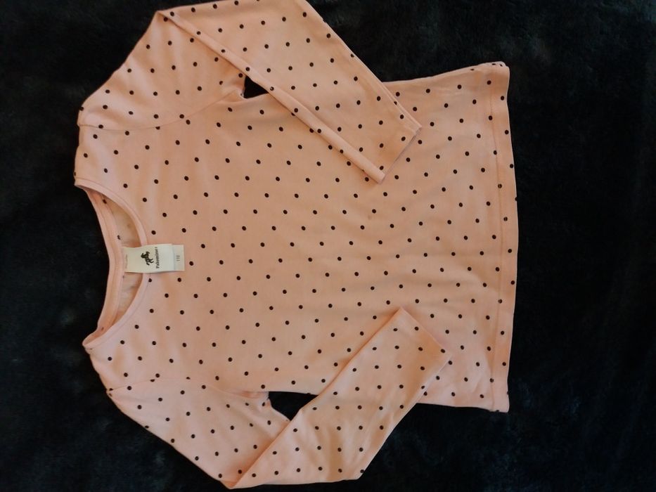 2бр.Памучни блузки с дълъг ръкав до 116см