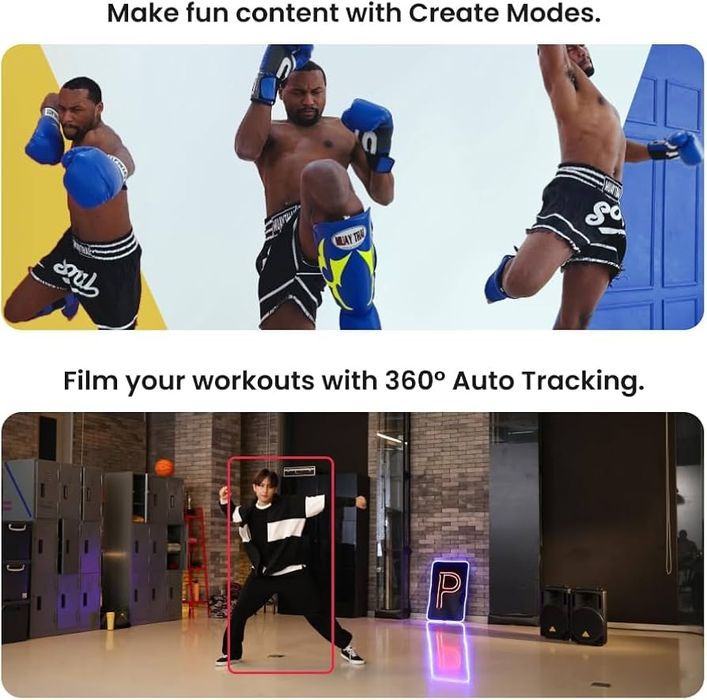 360° AI Стойка за Смартфон с Проследяване, Личен Оператор Pivo Pod