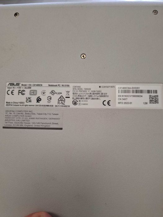 Лаптоп ASUS CX1400CN