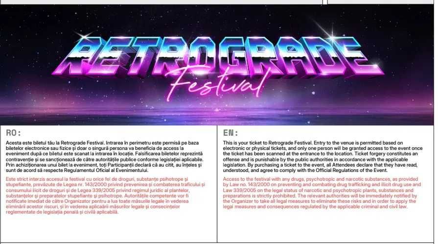2 Bilet Nibiru “Retrograd”