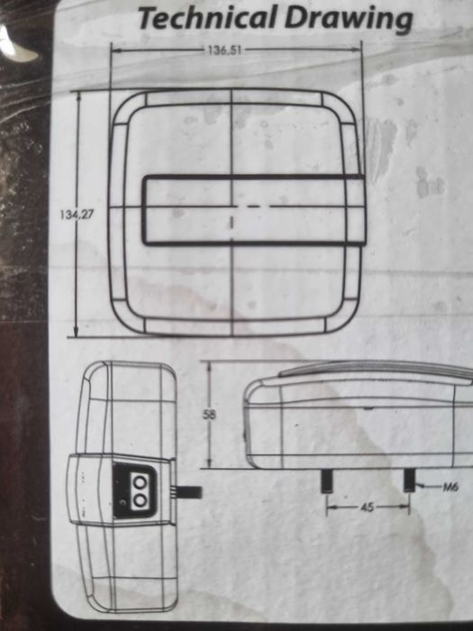 Задни светлин за ремарке , колесар , платформа