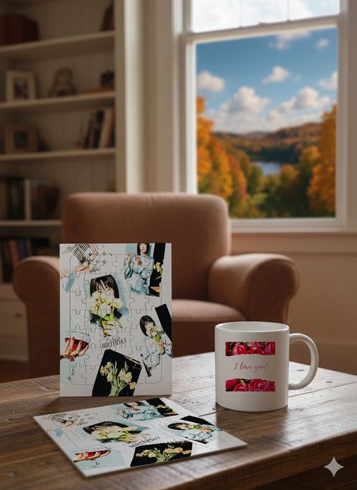 Персонализиран пъзел с чашка!