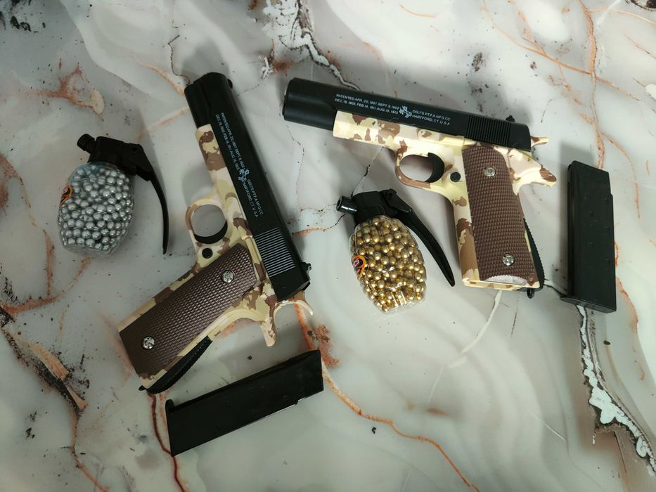 Pistol cu bile ARC Spring 6mm + bile plastic 500buc