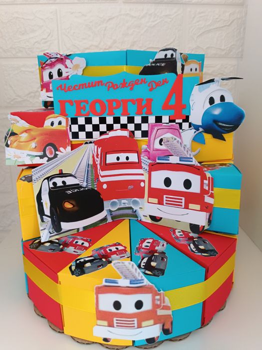 Промоция!Картонена торта  1лв.за едно парче.Украса за всеки повод