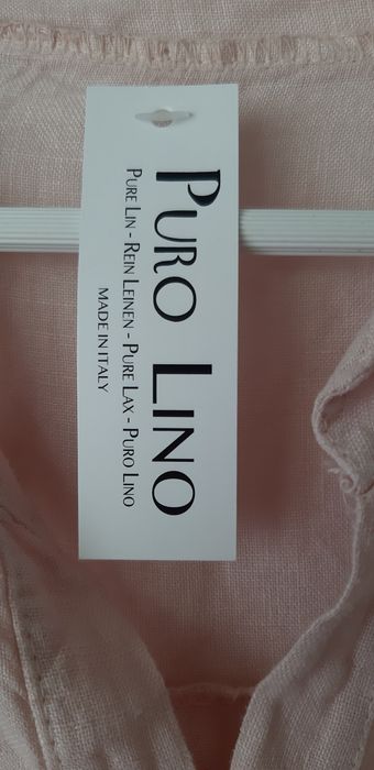 Rochie din in 100%,noua cu eticheta,Italia L