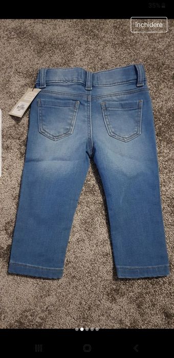 Blugi bebe skinny mar 6/9 luni