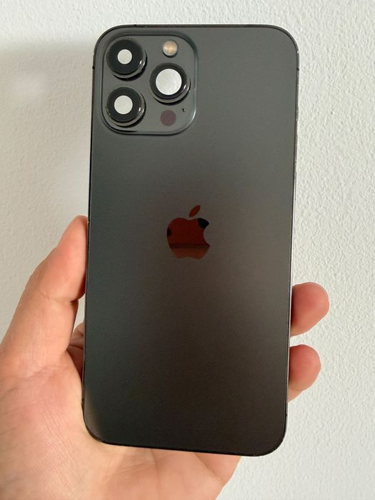 Carcasa iPhone 13 Pro Max Grey, full flex, swap