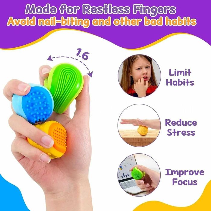 Textured Sensory Ball  Silikon antistress sensorli shar