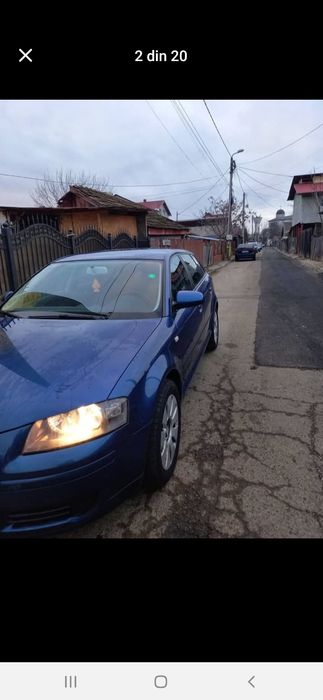 Audi a 3 8p.din anul 2007 model 2008 pe carte diesel motor 2000. 140 kaii