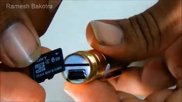 Pix spion cu microfon si camera ascunse + cablu USB