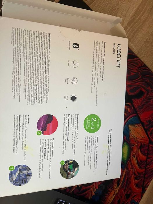 Tabletă Grafică Wacom Intuos S Bluetooth - Ca Nouă (Folosită o dată)