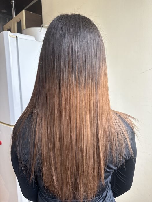 Кератиновое выпрямление