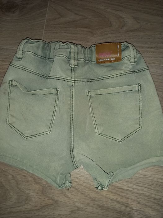 2 perechi pantaloni scurti si 1 fusta fetite, H&M, 5-6 ani