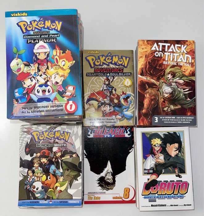 Manga in engleza de la Pokemon la Attack on Titan