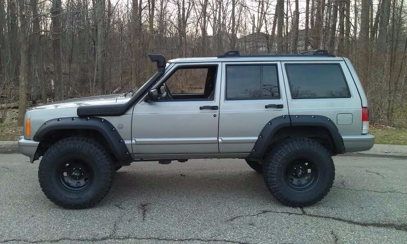 Jeep Cherokee XJ шноркель - RIDEPRO 4X4