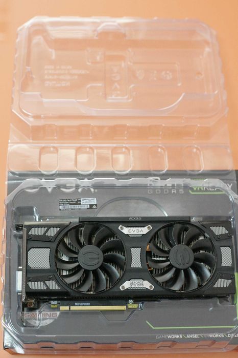 Видеокарта EVGA 1070, GEFORCE GTX 1070, 8GB, Superclocked, като нова