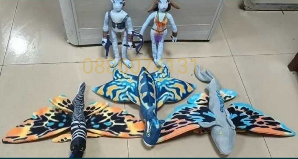 Комплект Плюшени играчки Аватар Avatar, 30см